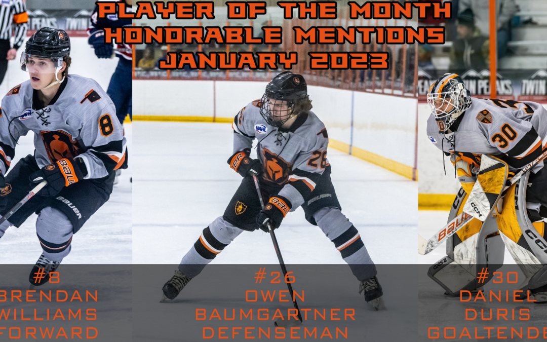 Warriors Earn Honorable Mentions for January Player of the Month Status