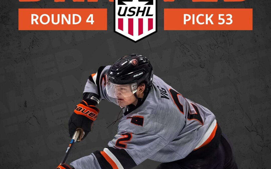 Max Vig drafted by USHL Rough Riders