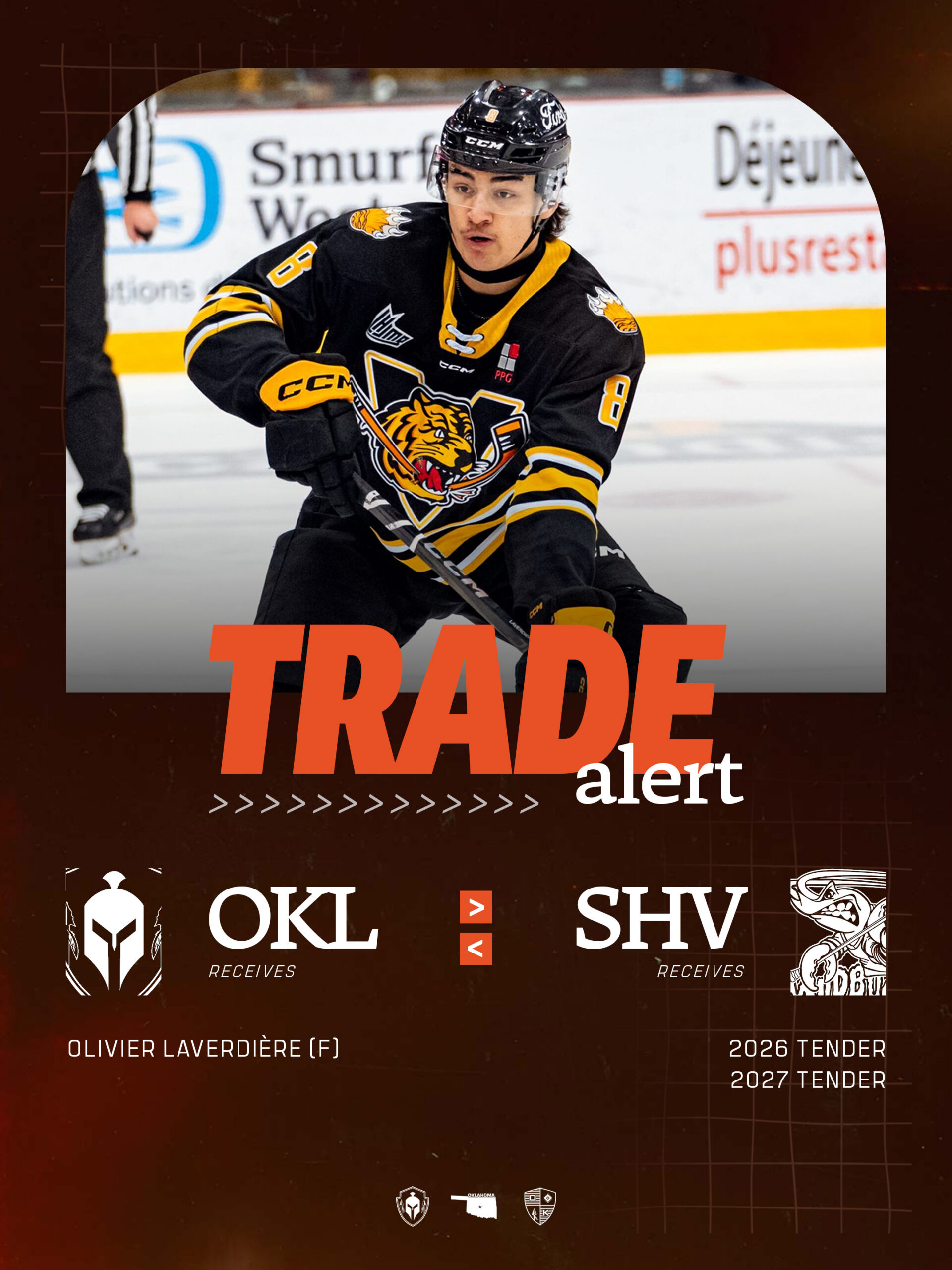 Olivier Laverdière Trade 2026
